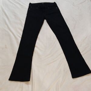 Citizens Of Humanity Black Flare Wide Leg‎ Jeans